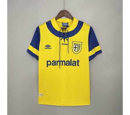 Parma 93/95 Home Yellow&Blue Soccer Jersey